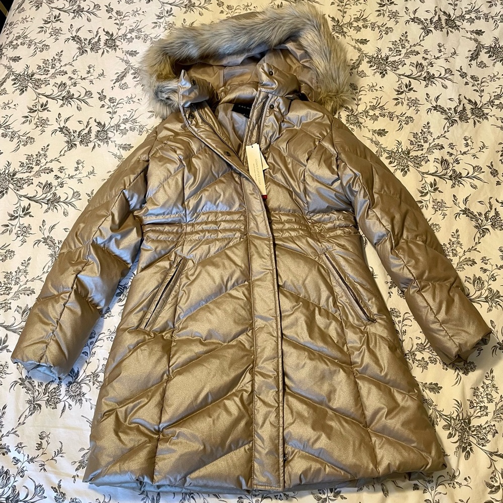 NWT Talbots Down Puffer Coat XS